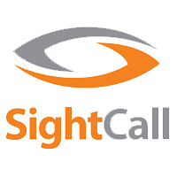 sightcall logo arancione e grigio