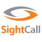 sightcall logo arancione e grigio